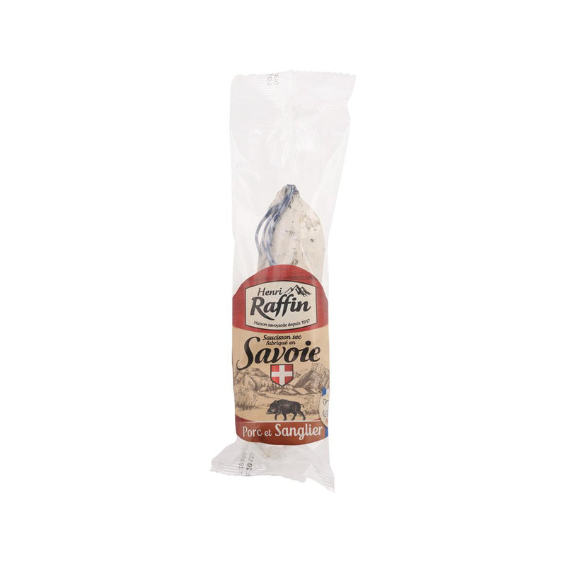 HENRI RAFFIN Saucisson Sec de Savoie Salami with Wild Boar Meat  (200g)