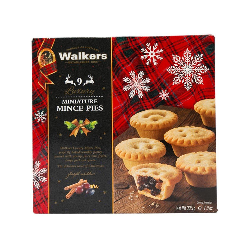 WALKERS 9 Luxury Miniature Mincemeat Tarts  (225g) - city&