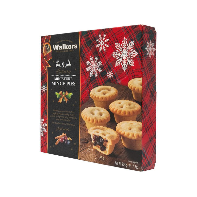 WALKERS 9 Luxury Miniature Mincemeat Tarts  (225g) - city&