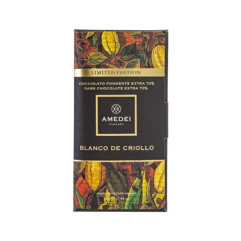 AMEDEI Blanco de Criollo Dark Chocolate Bar  (50g)