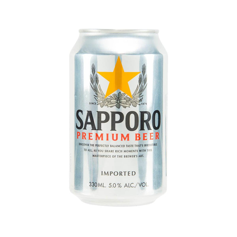 SAPPORO 銀罐啤酒 (330mL)

