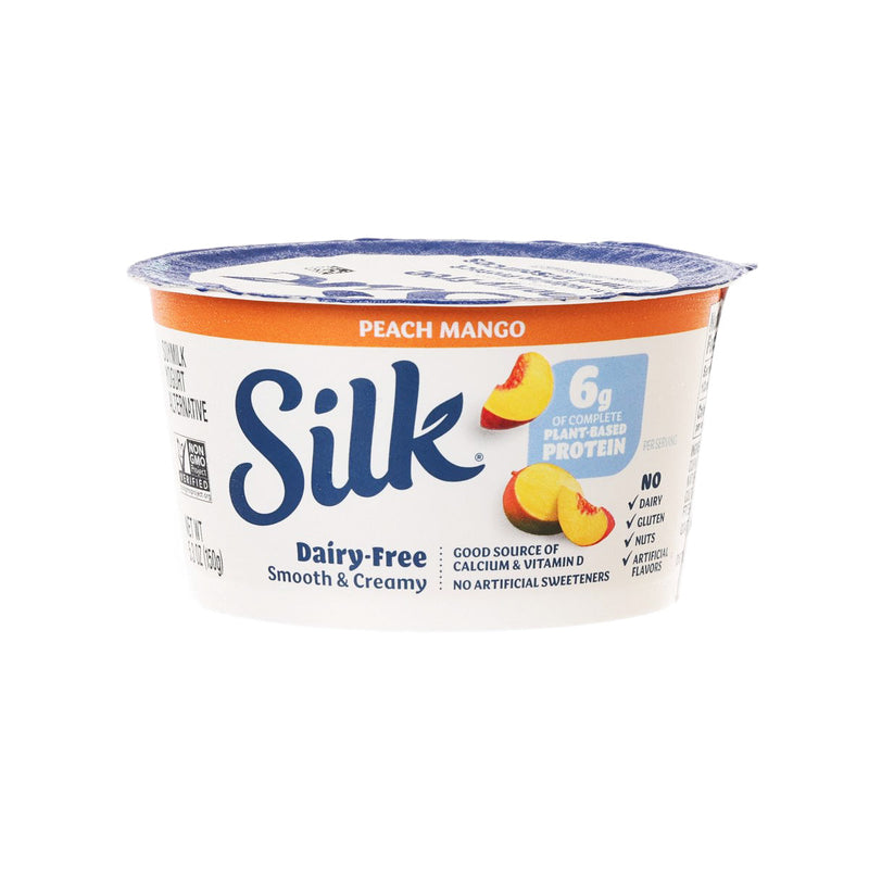 SILK Dairy-Free Soymilk Yogurt Alternative - Peach & Mango  (150g)