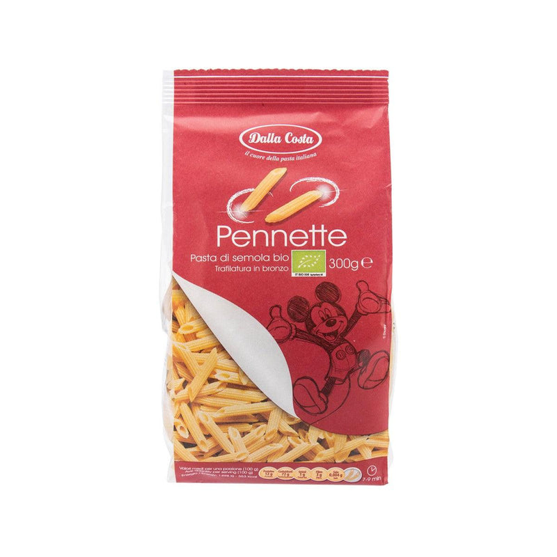 DALLA COSTA Organic Semolina Pennette Pasta - Mickey  (300g)