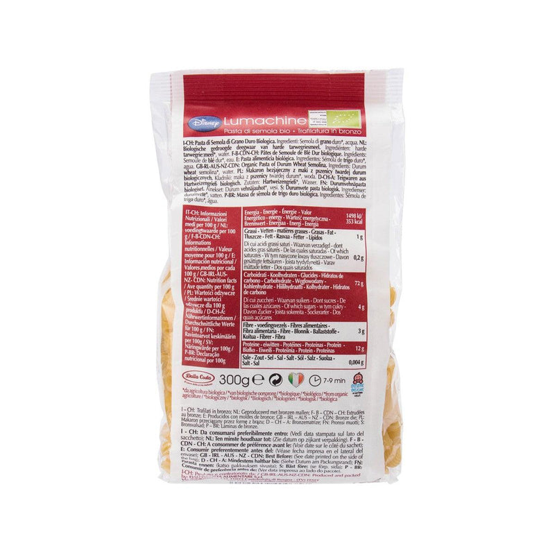 DALLA COSTA Organic Semolina Lumachine Pasta - Mickey  (300g)