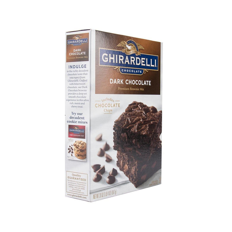 GHIRARDELLI Dark Chocolate Premium Brownie Mix  (567g)