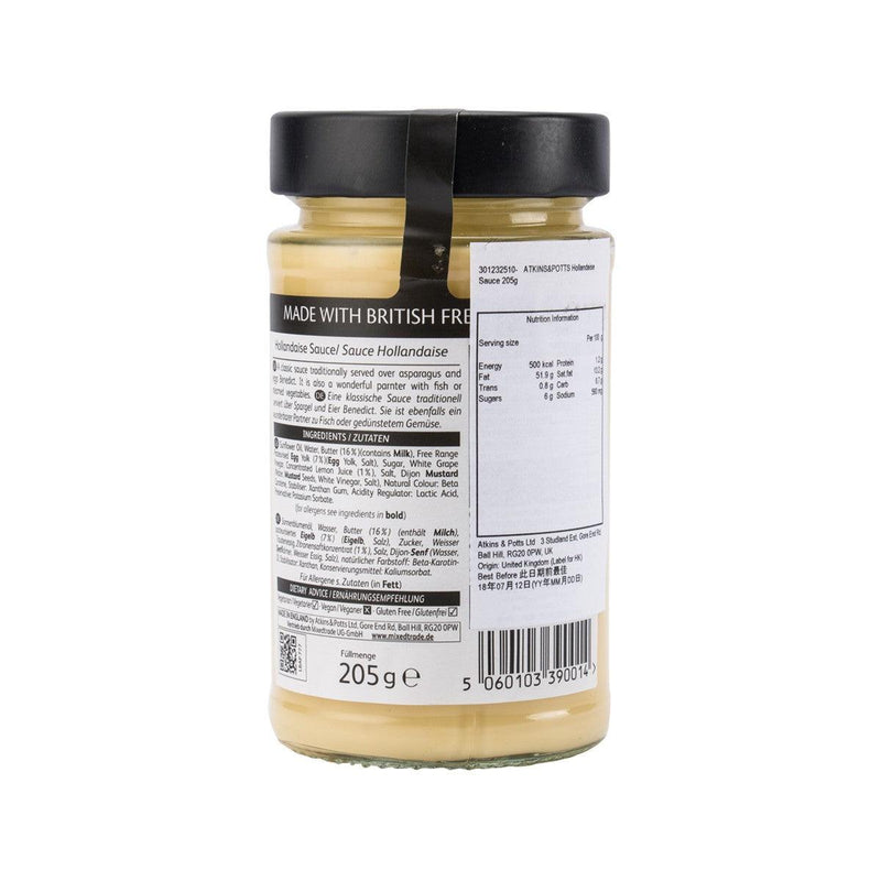 ATKINS & POTTS Hollandaise Sauce  (180g)