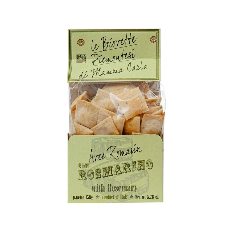 CASA VECCHIO MULINO Biovette Bread Squares with Rosemary  (150g)