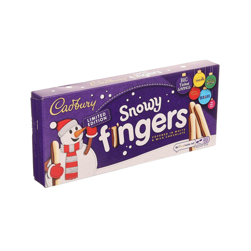 CADBURY Mini Biscuit Fingers in White & Milk Chocolate  (115g)