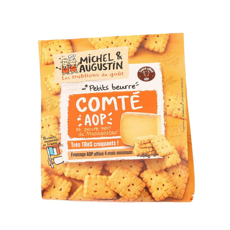 MICHEL & AUGUSTIN Butter Biscuits with Comte AOP Cheese and Pepper  (100g)