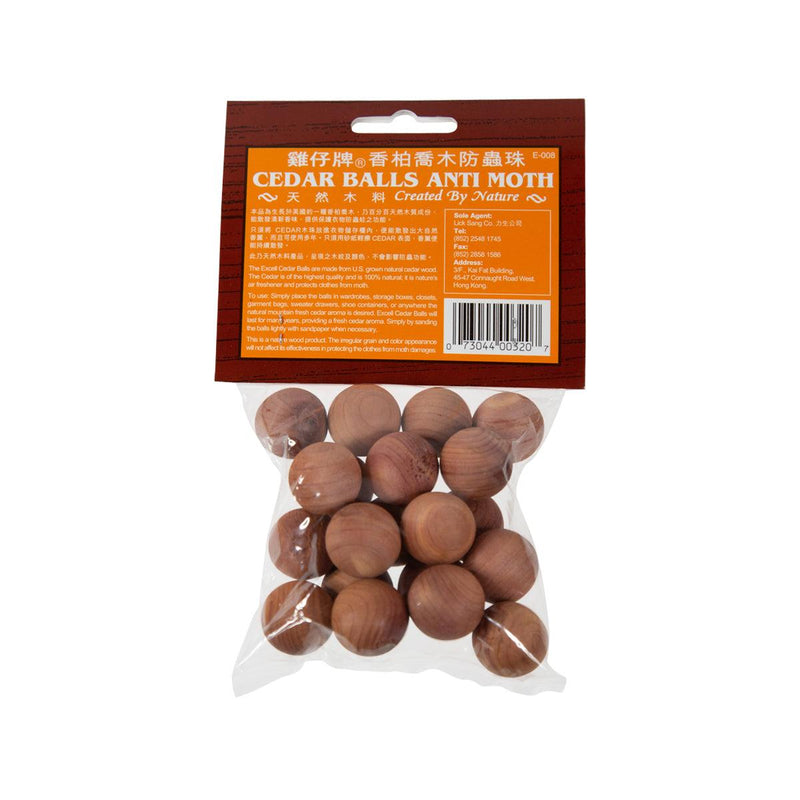 LICK SANG COMPANY Anti Moth Cedar Wood Balls 20&