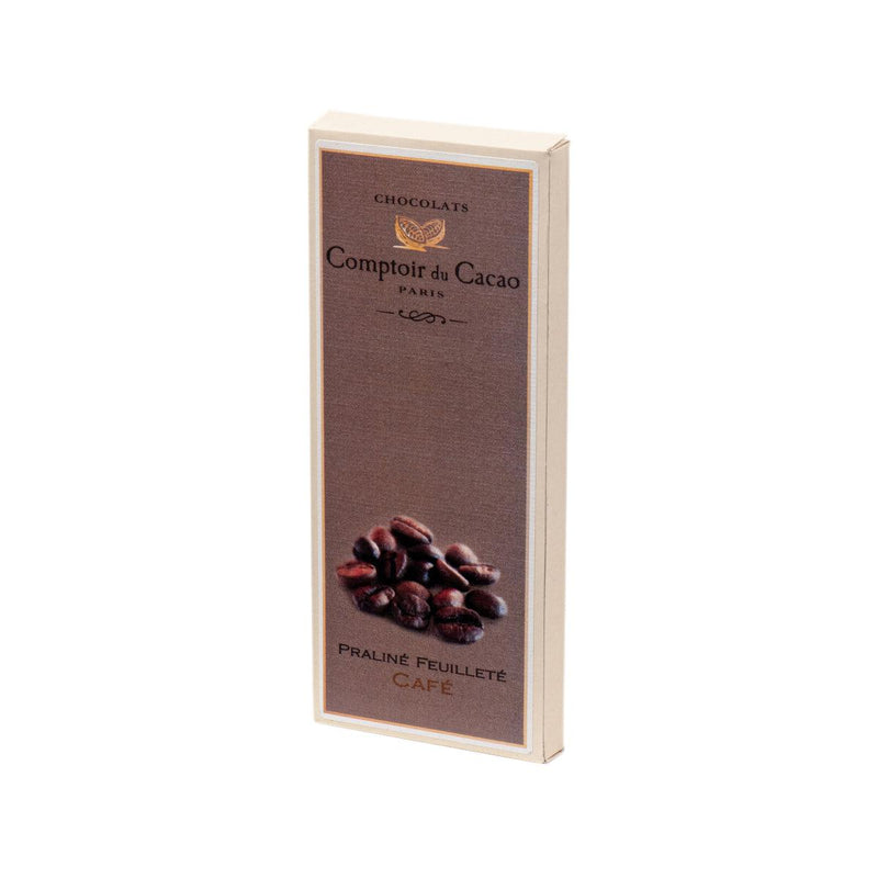 COMPTOIR DU CACAO Coffee Praline Dark Chocolate  (80g)