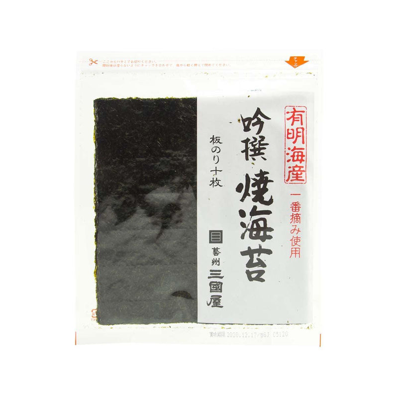 MIKUNIYA Ginsen Roasted Nori Seaweed  (10pcs)