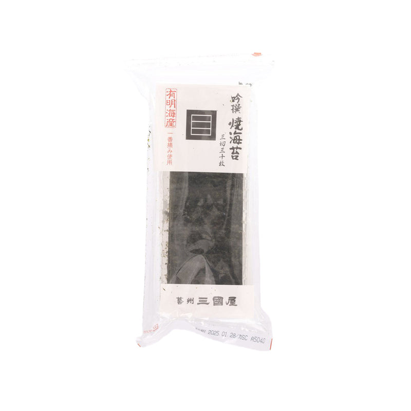 MIKUNIYA Roasted Nori Seaweed - 1/3 Cut  (30pcs)