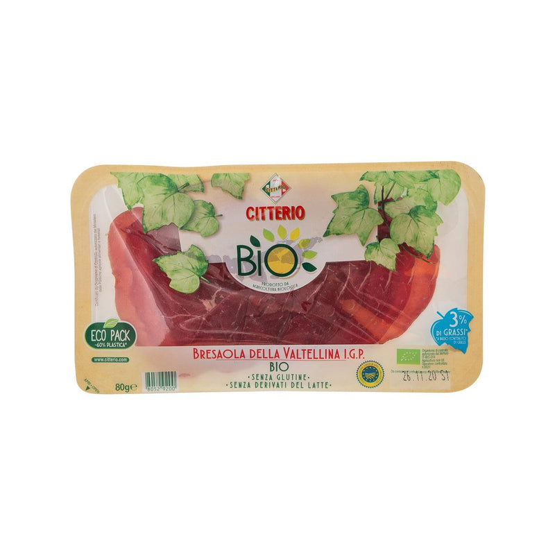 CITTERIO Organic Bresaola Della Valtellina I.G.P.  (80g)