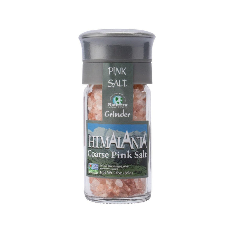 NATIERRA Himalayan Coarse Pink Salt - Grinder  (85g)