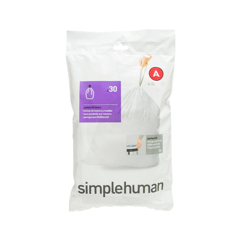 SIMPLEHUMAN 30P 4.5L Trash Bag-Code A