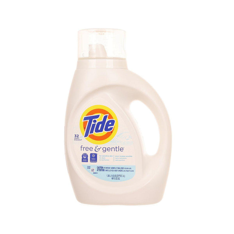 TIDE Liquid Laundry Detergent - Free & Gentle  (1.24L)