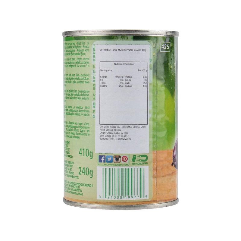 DEL MONTE Prunes in Juice  (410g)