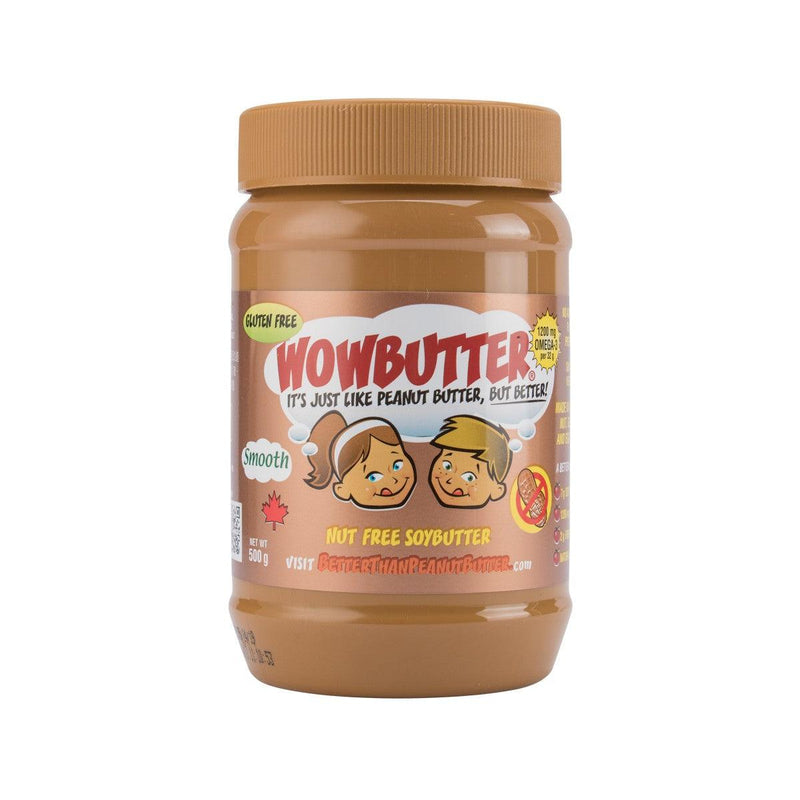 WOWBUTTER Nut Free Soybutter - Smooth  (500g) - city&