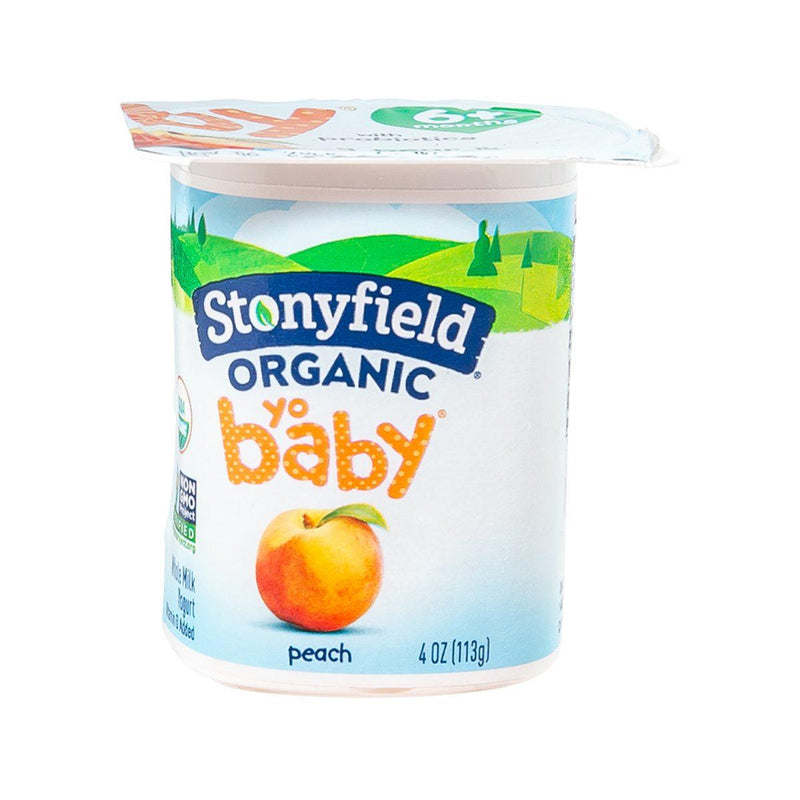 STONYFIELD Yobaby Organic Whole Milk Yogurt - Peach  (113g)