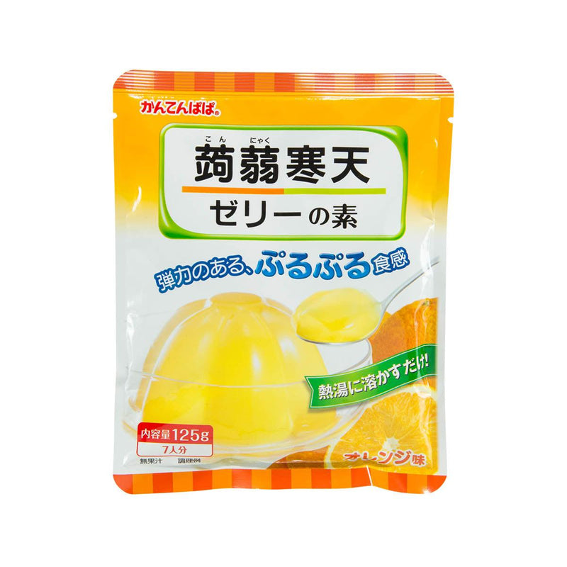伊那食品 寒天爸爸 蒟蒻寒天啫喱粉 - 香橙味 (125g)