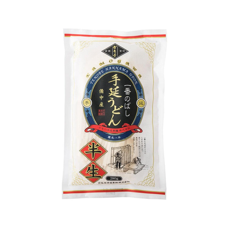 KAMOGAWA Tenobe Semi-Dried Udon  (280g)