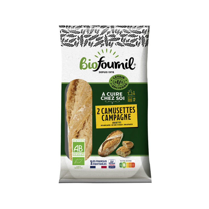 BIOFOURNIL Organic Country Style Baguettes  (400g)