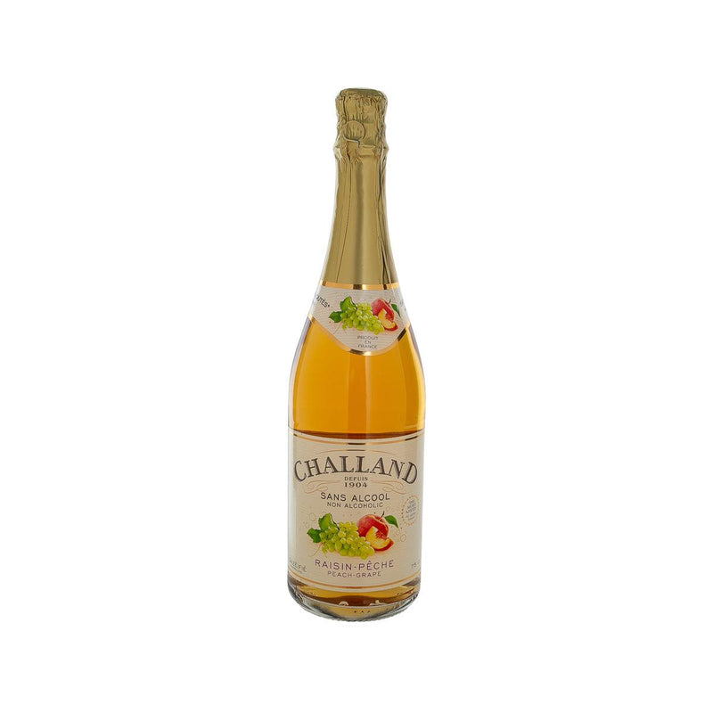 CHALLAND Sparkling Grape & Peach Juice Drink (Non-Alcoholic)  (750mL)