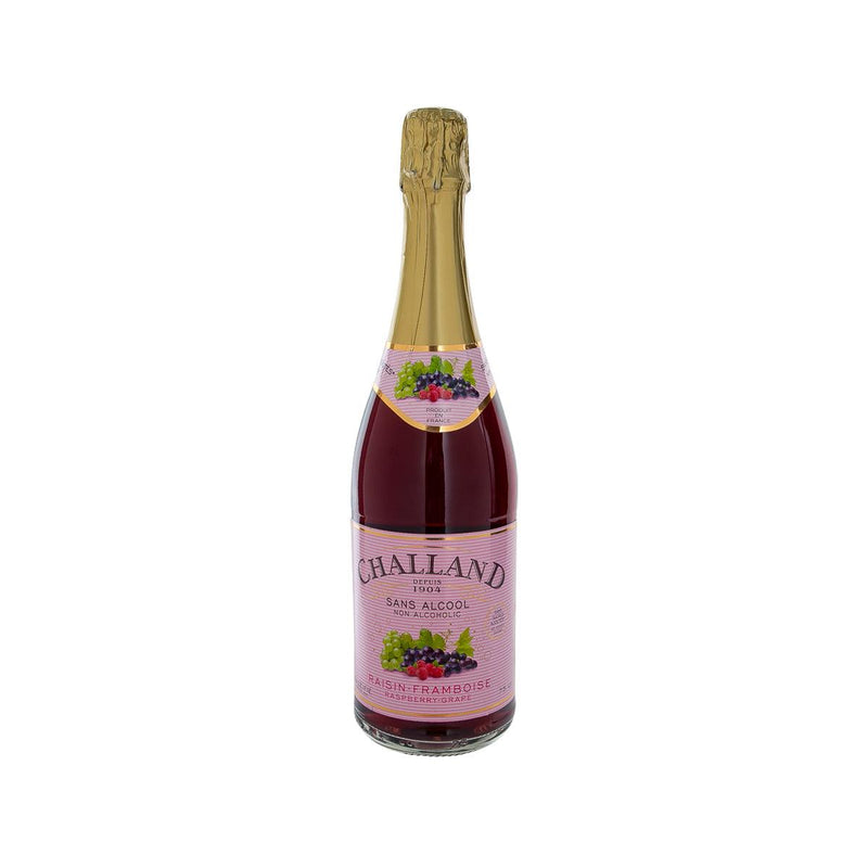 CHALLAND Sparkling Raspberry and Grape Juice Drink (Non-Alcoholic)  (750mL)