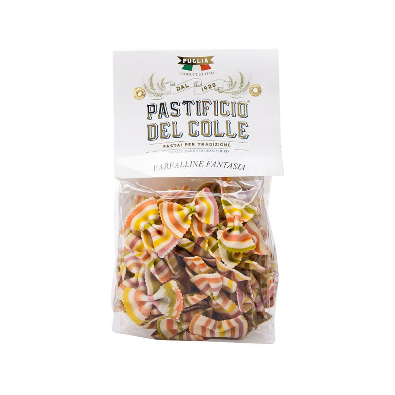 PASTIFICIO DEL COLLE Handmade Colourful Pasta - Fantasy Farfalline  (250g)