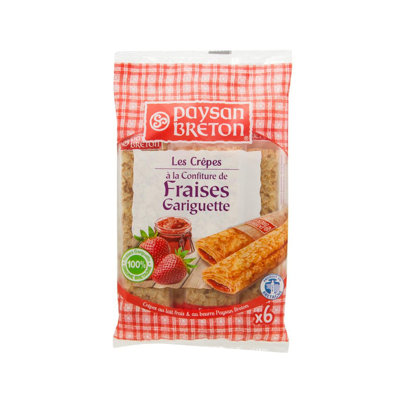 PAYSAN BRETON Crepes Filled with Brittany Gariguette Strawberry Jam  (180g)