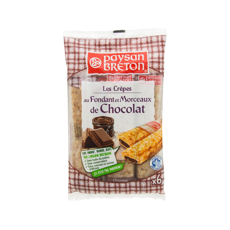 PAYSAN BRETON Crepes Filled with Chocolate and Pieces of Milk Chocolate  (180g)