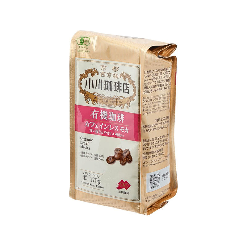 OGAWA COFFEE Organic Decaf Mocha Ground Roast Coffee  (140g)