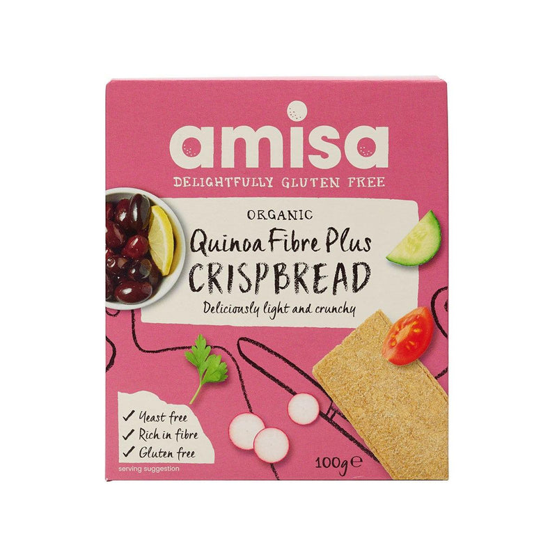 AMISA 有機無麩質藜麥纖維脆餅 (100g)