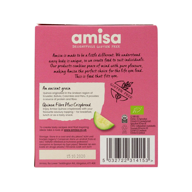 AMISA 有機無麩質藜麥纖維脆餅 (100g)