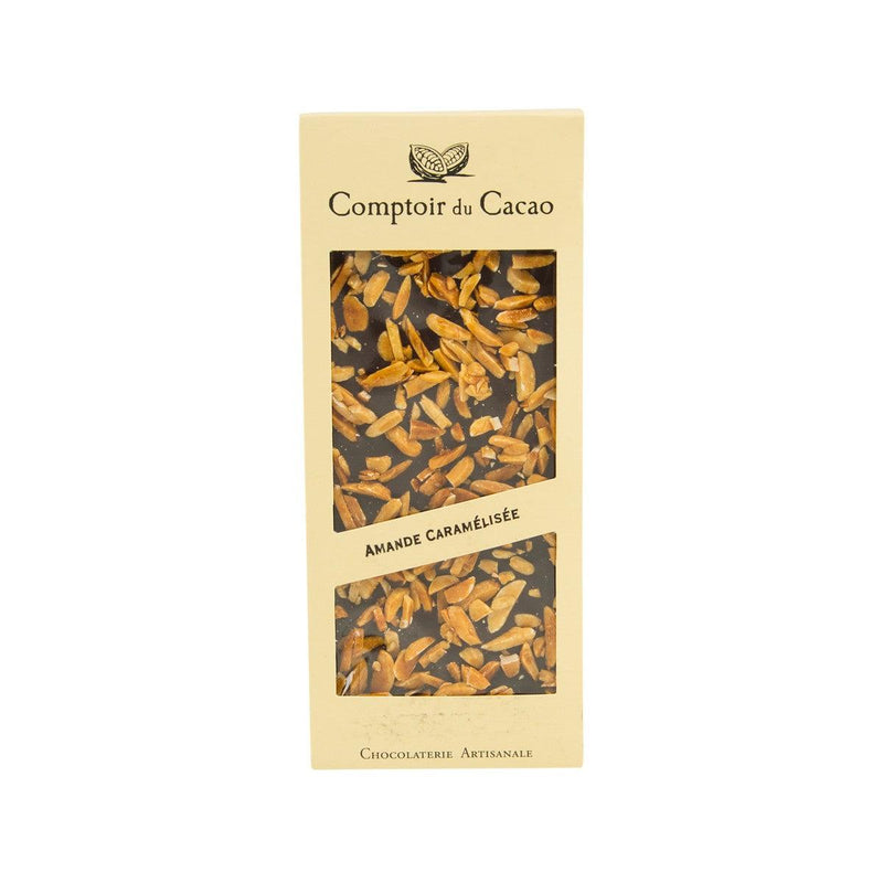 COMPTOIR DU CACAO 焦糖杏仁黑朱古力 (90g)
