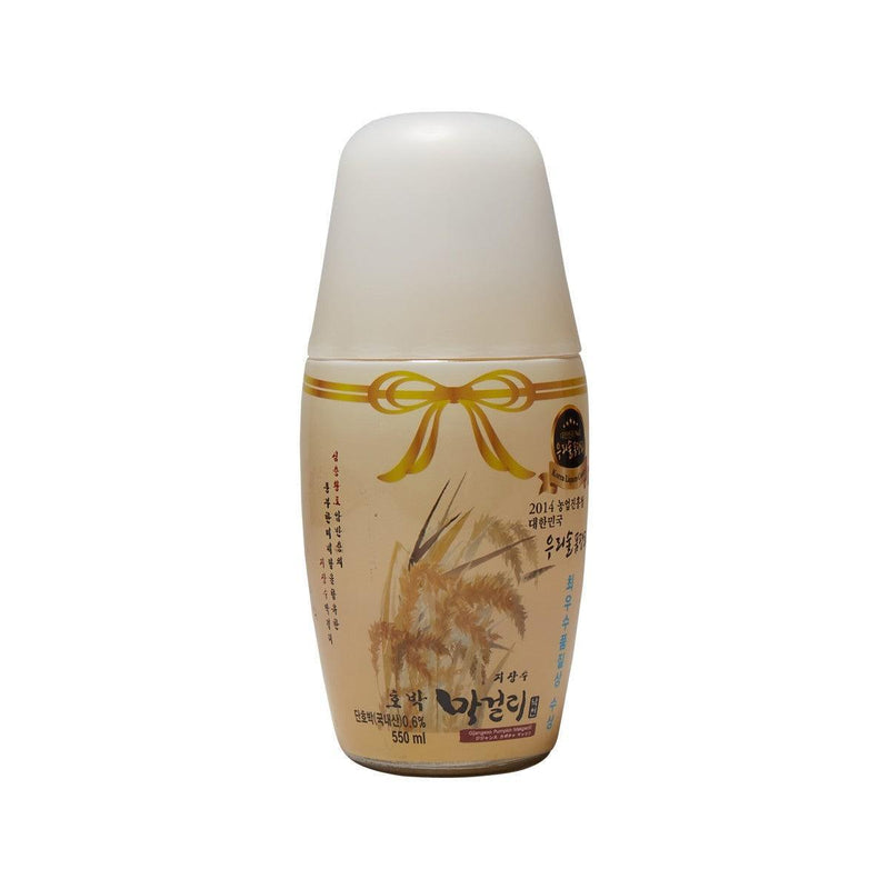NAKCHEON Gijangsoo Pumpkin Makgeolli (Alc 6%)  (550mL)