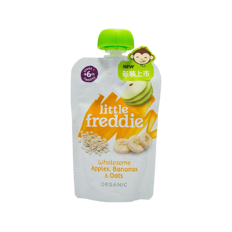 LITTLE FREDDIE Organic Apples, Bananas & Oats  (100g)