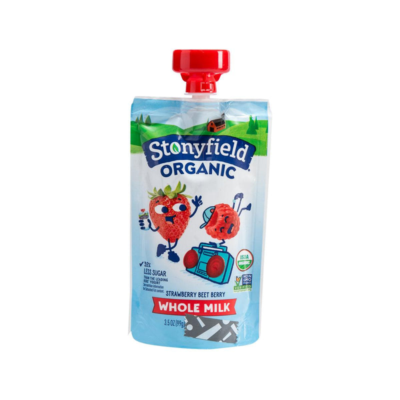 STONYFIELD 有機乳酪 - 士多啤梨甜菜什莓 [袋裝] (99g)