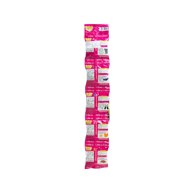 GINBIS Animal Shaped Biscuit - Butter Flavor  (5 x 17g)