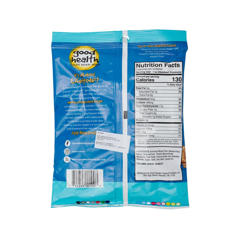 GOOD HEALTH Peanut Butter Filled Pretzels - Salted  (141.8g)