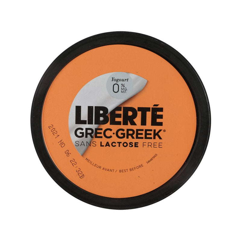 LIBERTE 不含乳糖脫脂希臘式乳酪 - 原味  (750g)