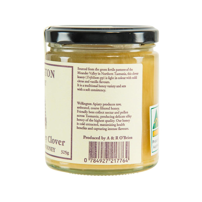 WELLINGTON APIARY Pure Tasmanian Honey - Meander Valley Clover  (325g) - city&