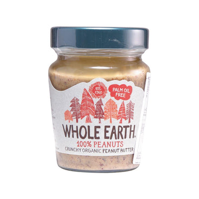 WHOLE EARTH Organic Gluten Free Crunch Peanut Butter with No Palm Oil and Added Sugar  (227g) - city'super E-Shop