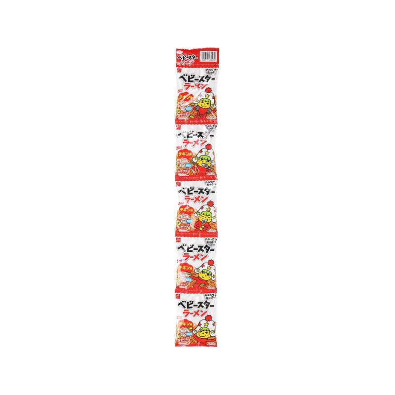 OYATSU Baby Star Snack Ramen 5 Packs - Chicken Flavor  (95g)