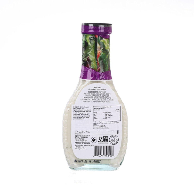 DAIYA Homestyle Ranch Dressing  (237g)