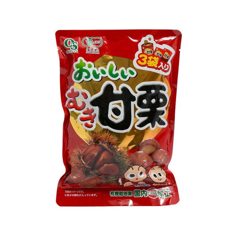 岡三食品 有機去皮栗子 (3 x 50g)