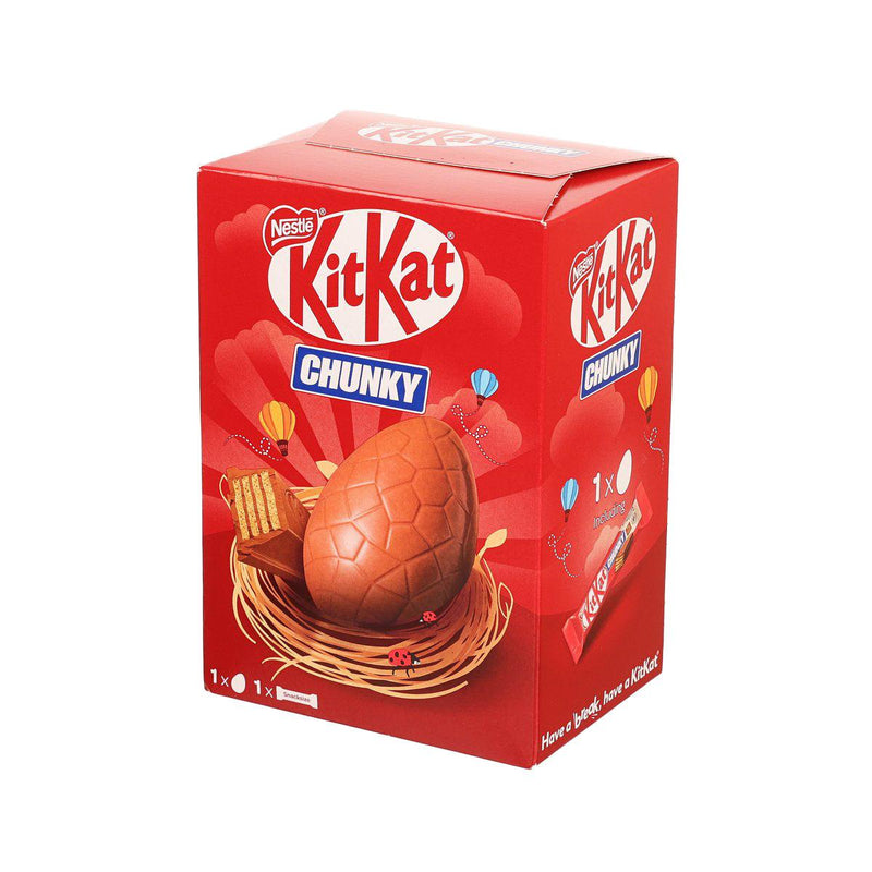 NESTLE Kit Kat Milk Chocolate Easter Egg with Kit Kat Chunky Bar  (110g)