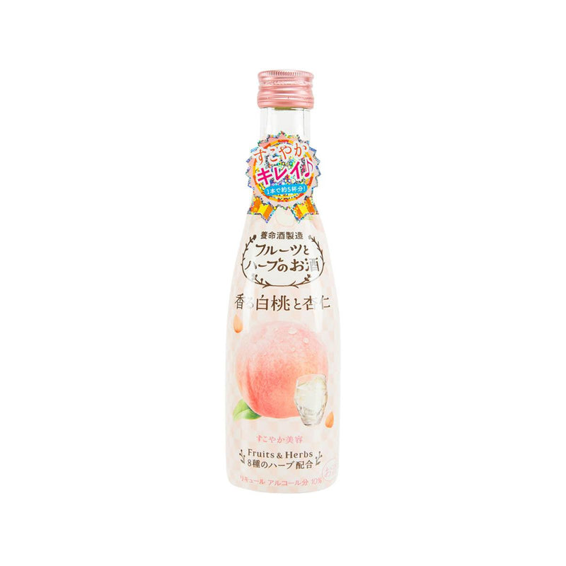 YOMEISHU Fruit & Herb Liquor - White Peach & Almond (Alc. 10%)  (300mL) - city&