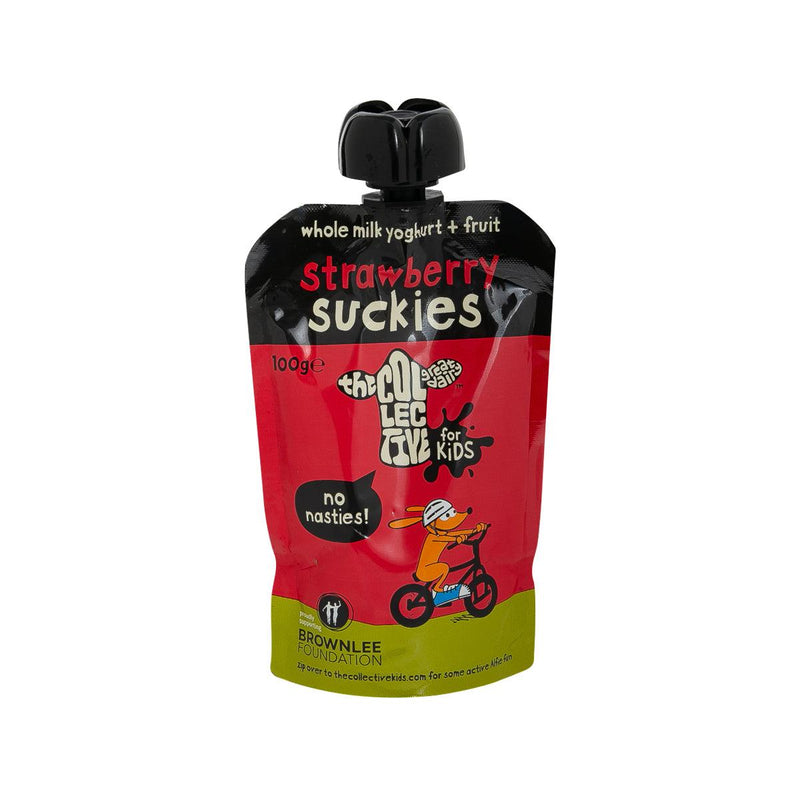 COLLECTIVE Whole Milk Yoghurt Suckies - Strawberry  (90g)